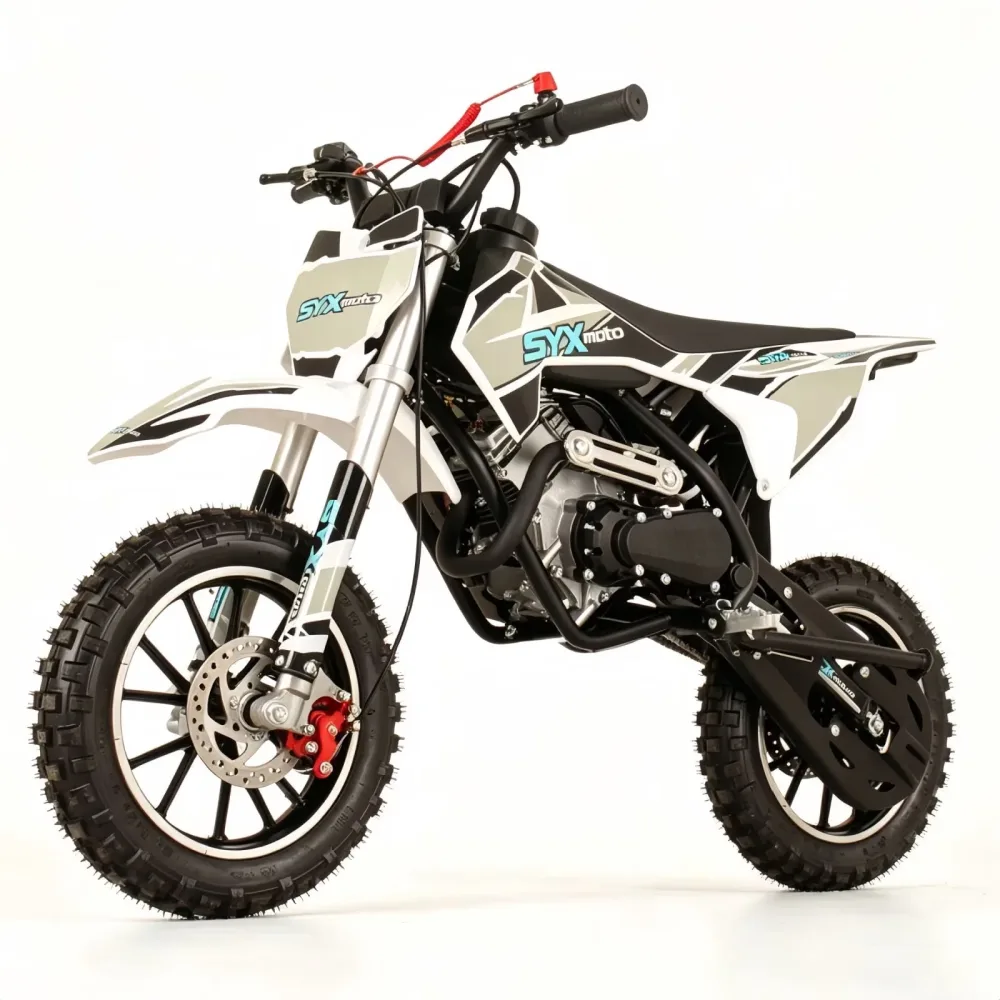 Dirt Bike blue black white