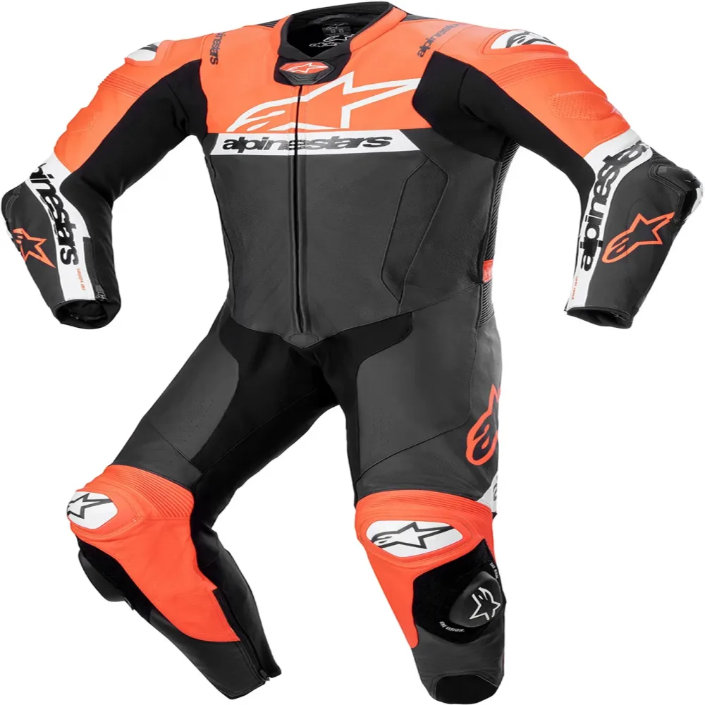 Mens Motorcycle black red 1.3mm