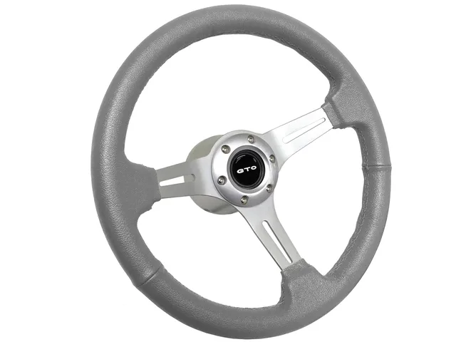 Wrapped Steering gray white 2.5"