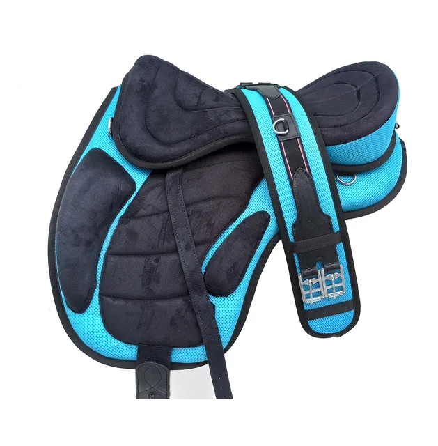 Horse Saddle 10" blue 18"