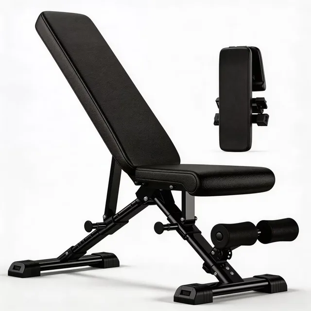 Strength Training adjustable foldable black
