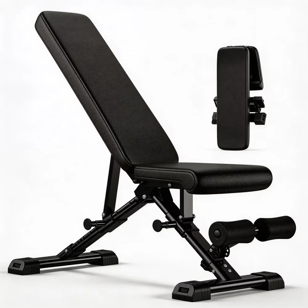 Strength Training adjustable foldable black