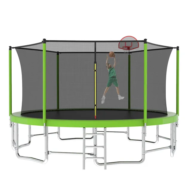 Backyard Play 16ft heavy-duty green