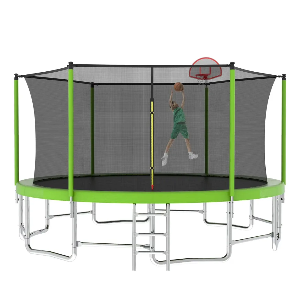 Backyard Play 16ft heavy-duty green