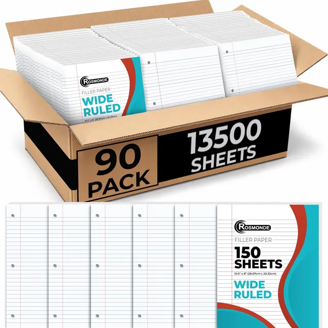 Notebooks & Pads 90 pack 10.5" white