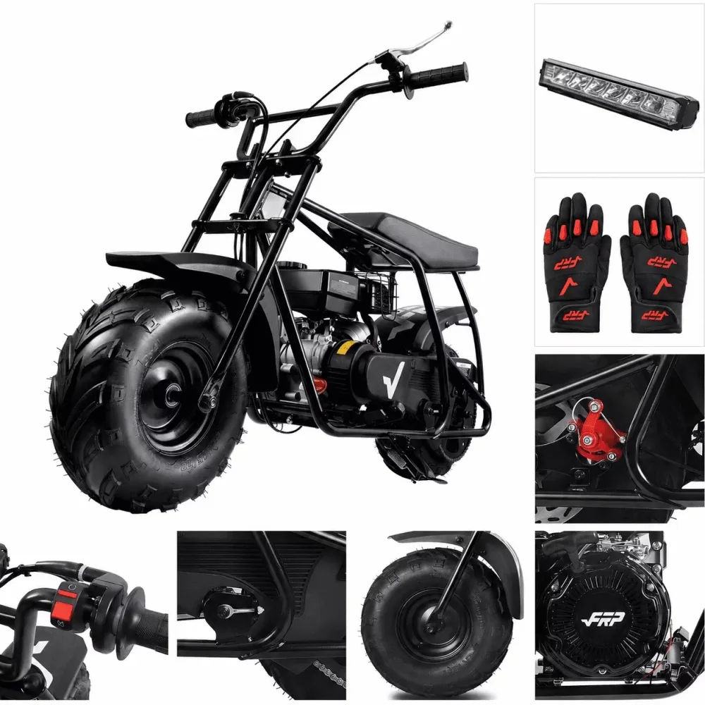 Dirt Bike 3hp 220 lbs black