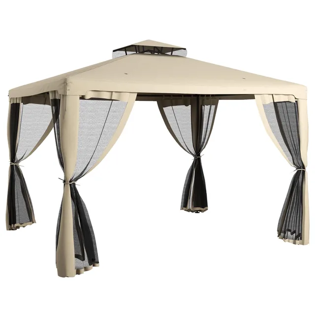 Gazebo Canopy 10' 13' gray