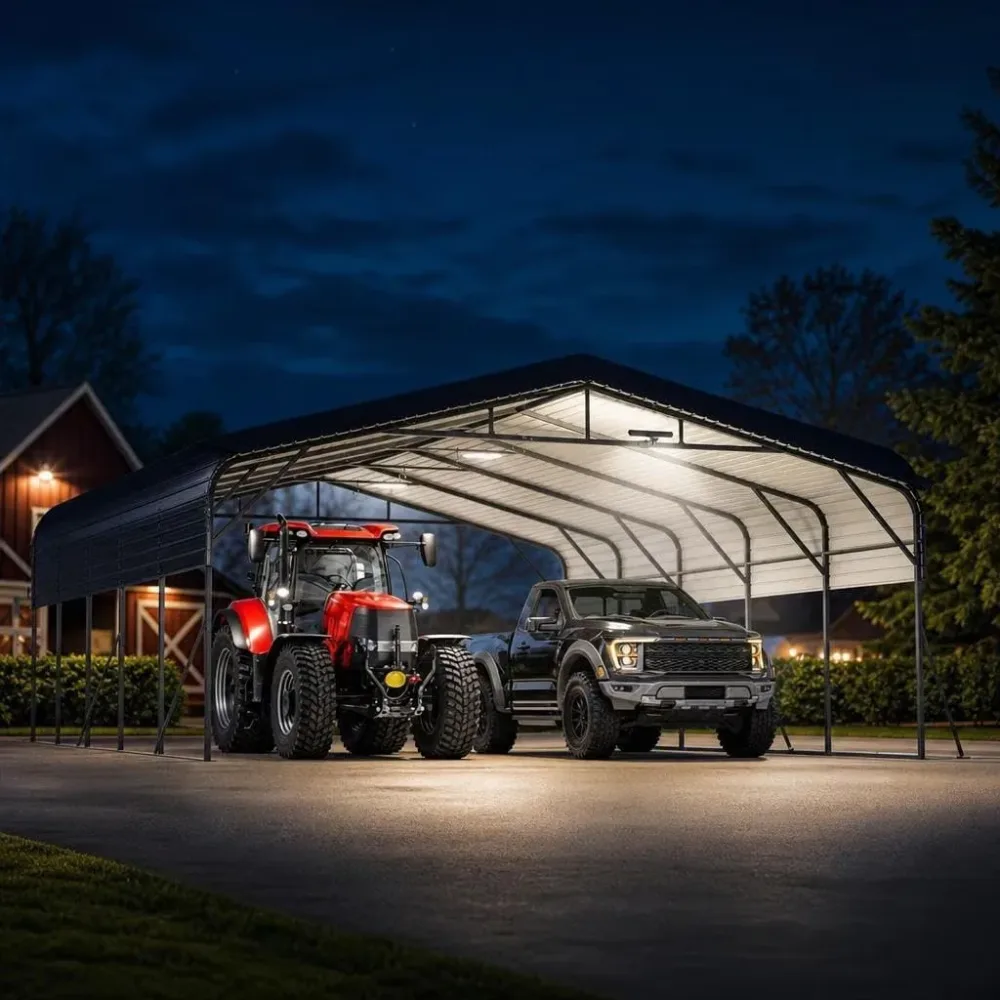 Metal Carport led portable 49 lb