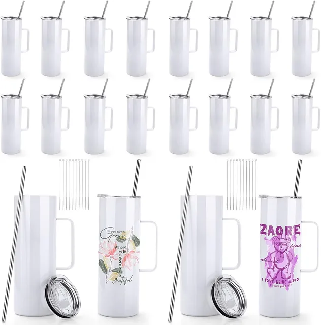 Coolers & Hydration 20 oz white