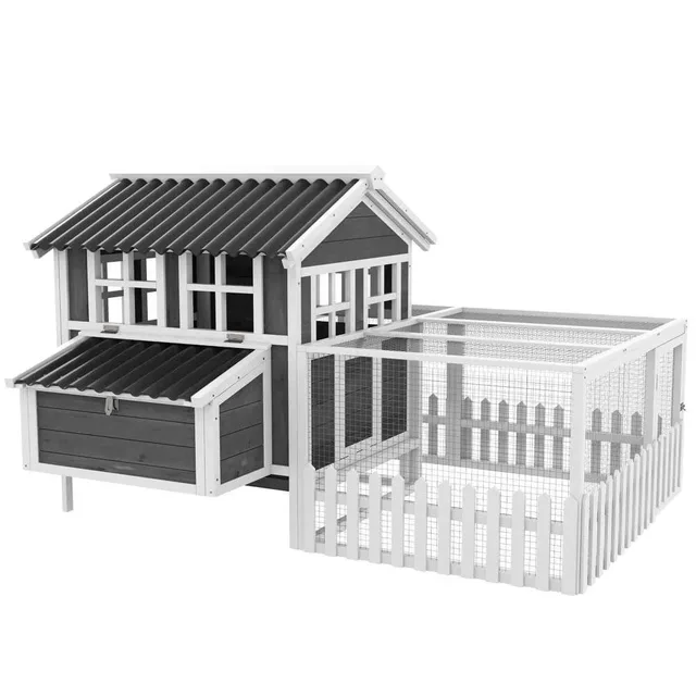 Chicken Coop gray 67.8" 58.8"