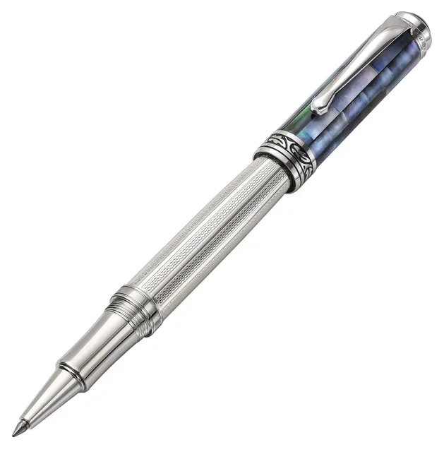 Rollerball Pen silver black