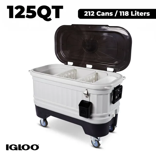 Ice Chest white black 12 oz