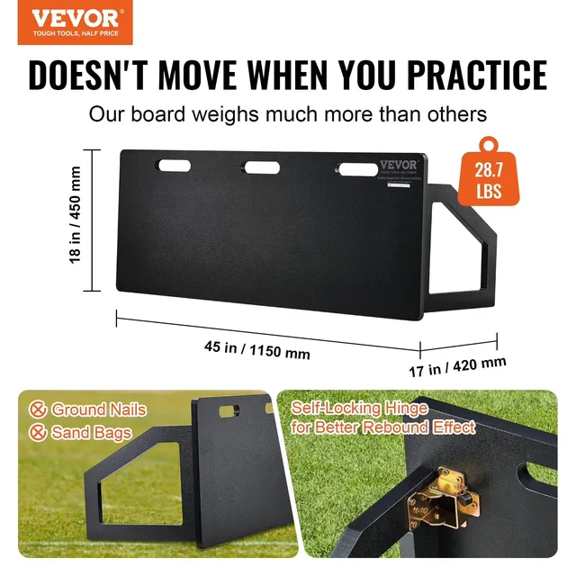 Soccer Rebounder adjustable foldable