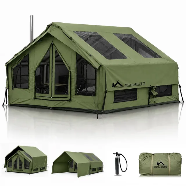 Inflatable Tent 4-6 person portable 118"