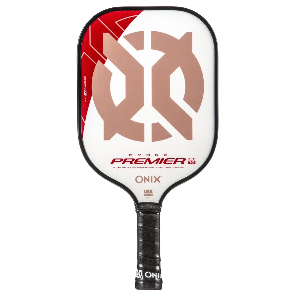 Pickleball Paddle red white black