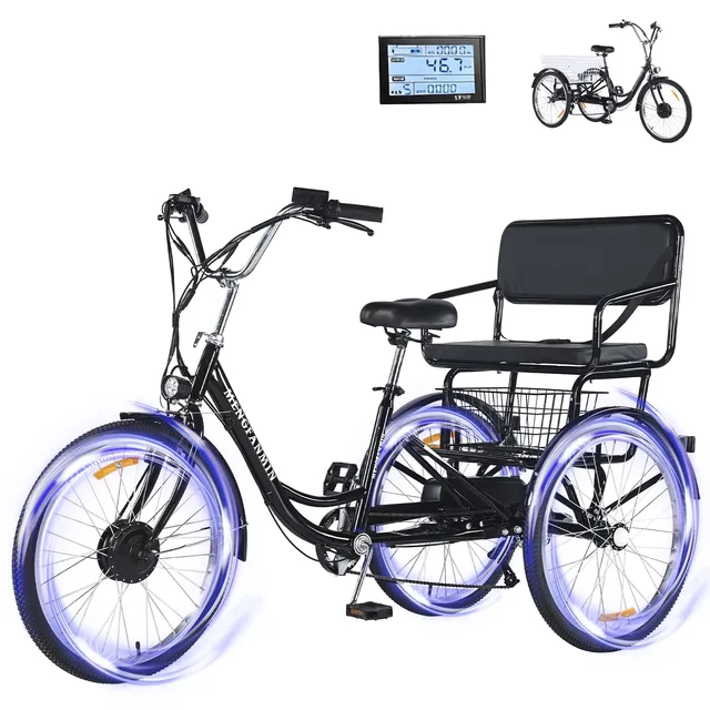 Wheel 24 inch 350w black