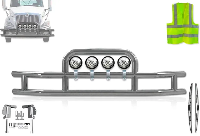 Bumper 22" led silver