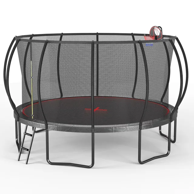 Backyard Play 16ft black red