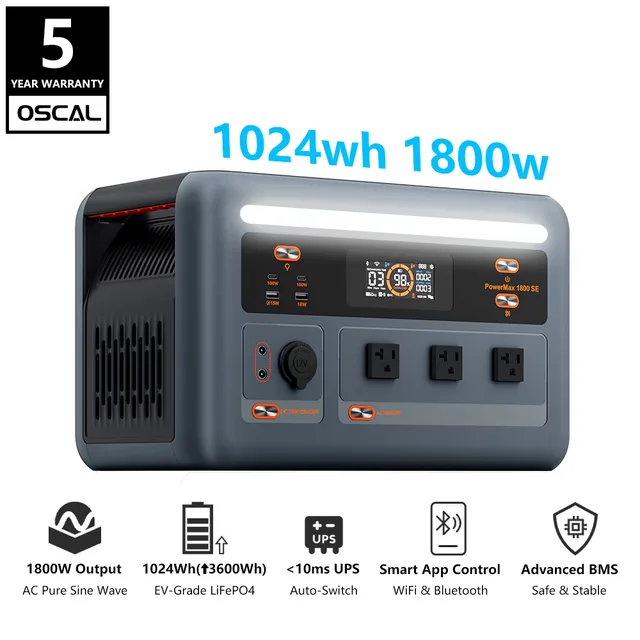 Solar Generator 1800w 3600w portable