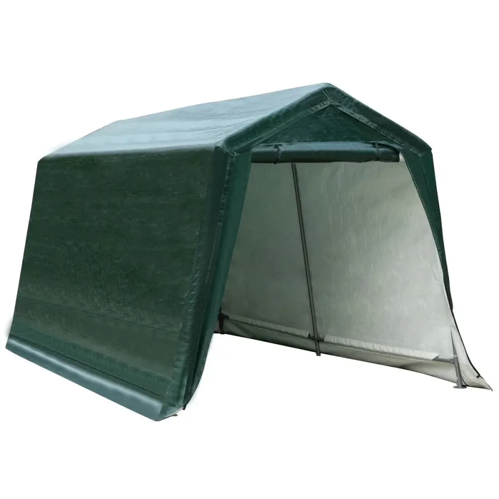 Carport 8' green 14'