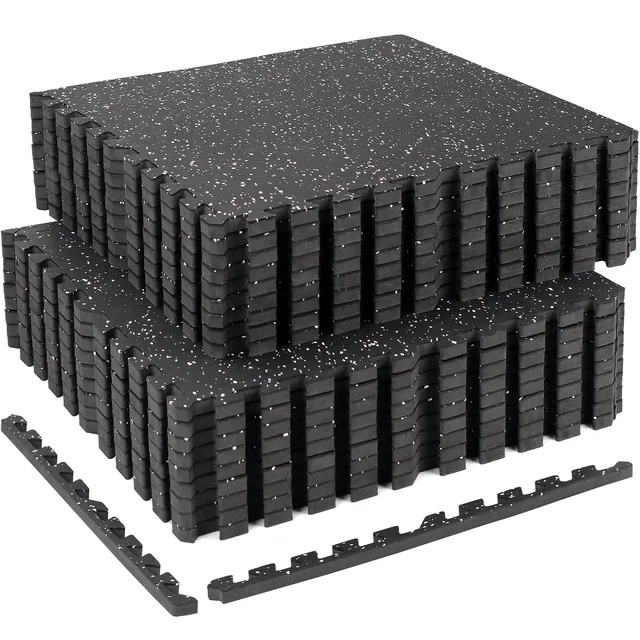 Exercise Mats 0.79" black white