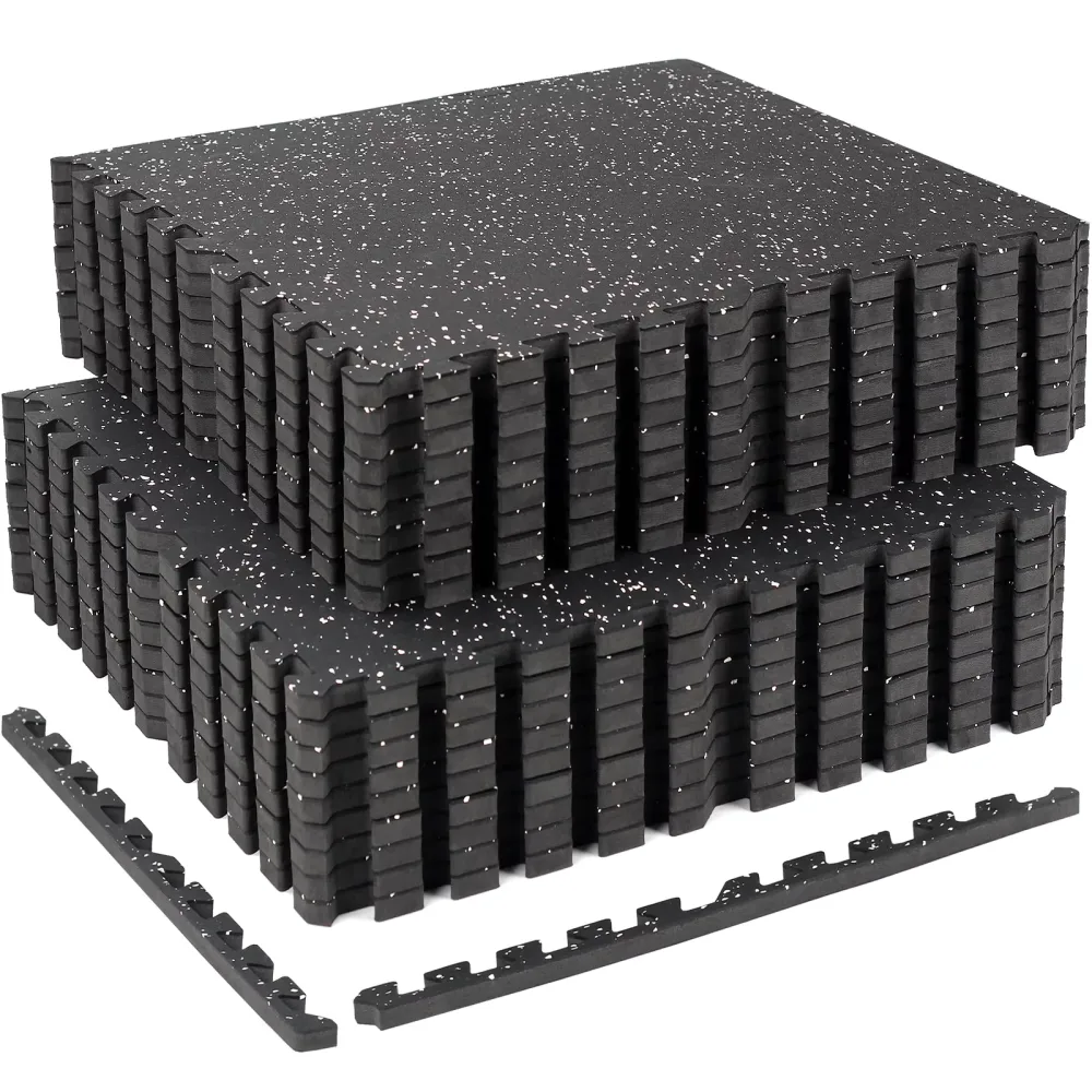 Exercise Mats 0.79" black white