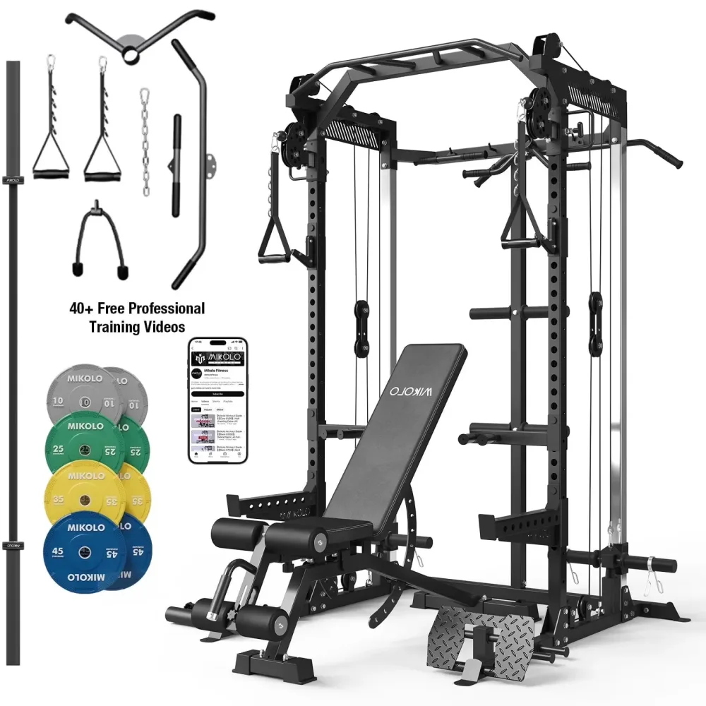 Squat Rack black 2 people 1200 lbs