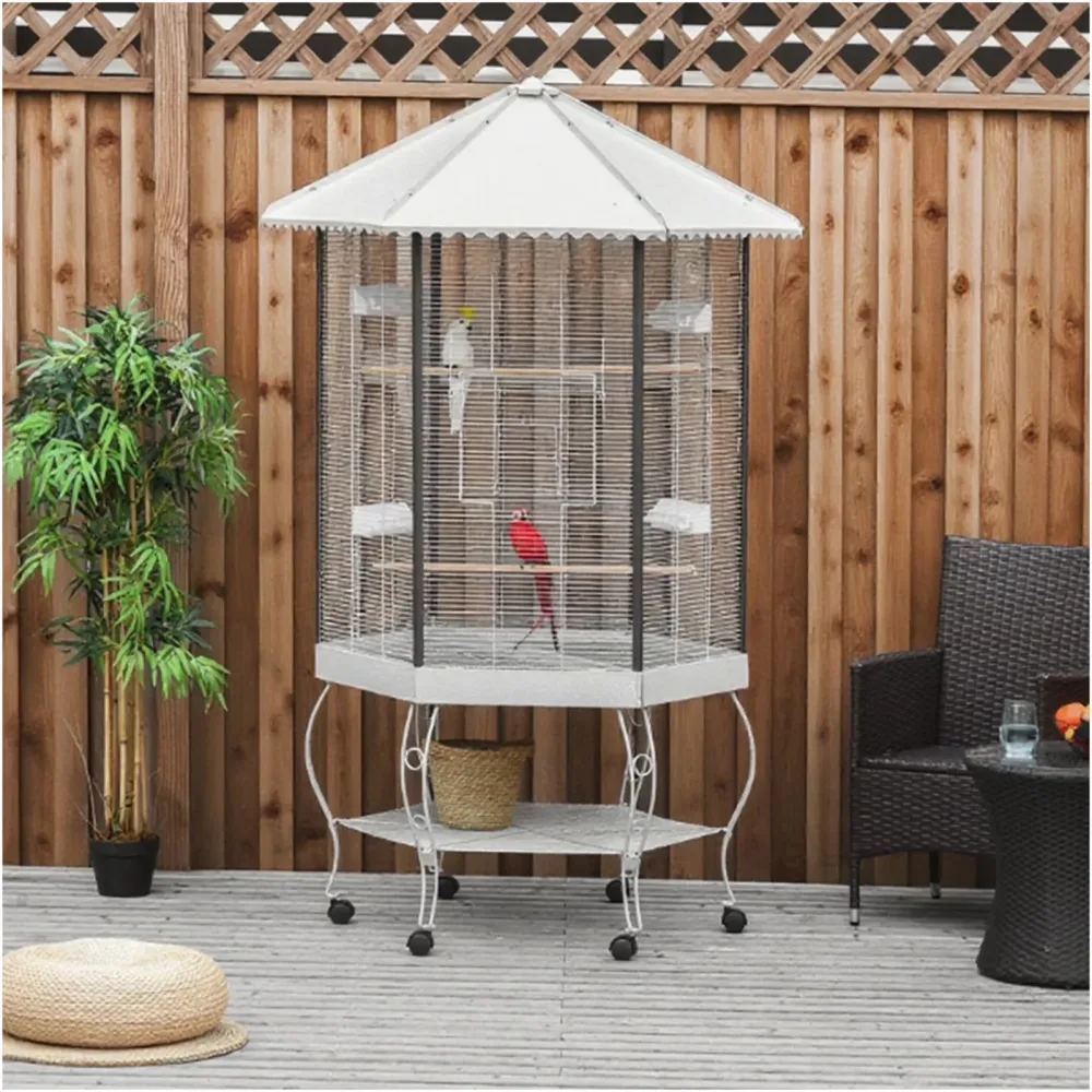 Bird Cage grey 67 inches locking