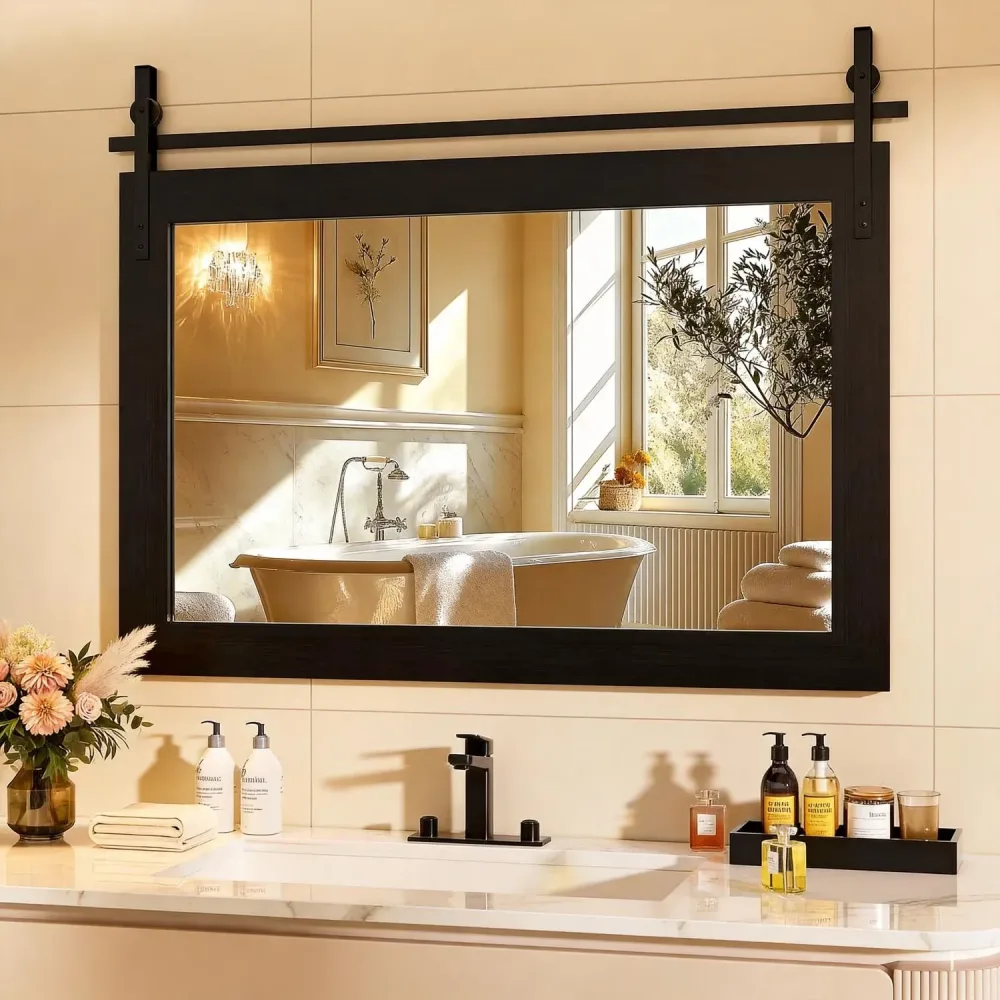 Mirror black 0.87 inches silver