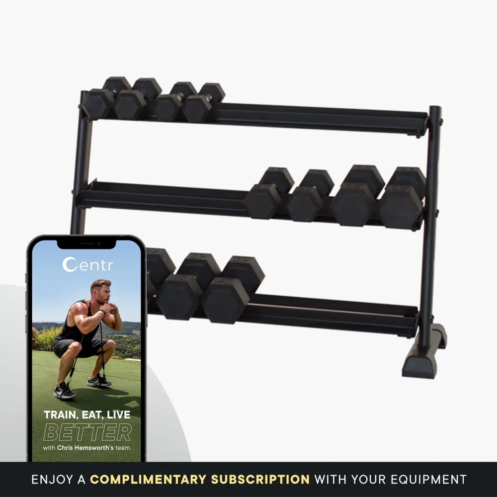 Dumbbell Rack 34 inches 87 cm 16 pairs