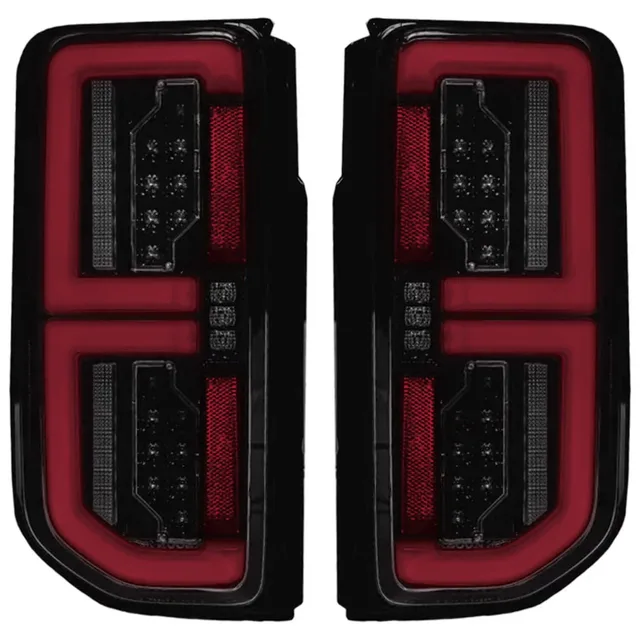 Truck Lighting black red white