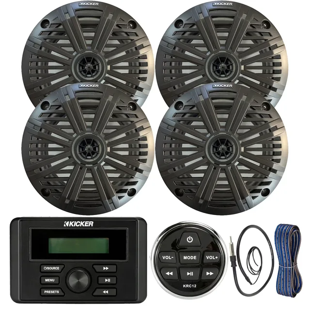 Stereo Receiver 6.5" 195w bluetooth