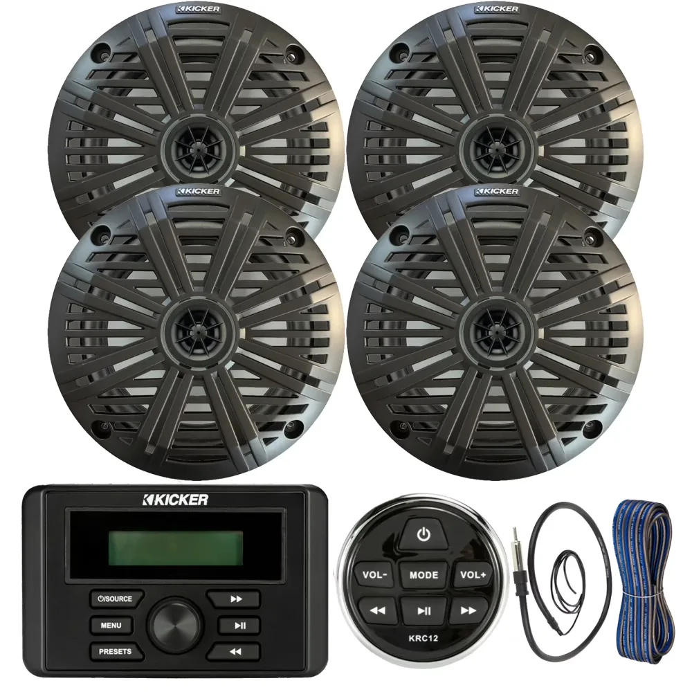 Stereo Receiver 6.5" 195w bluetooth