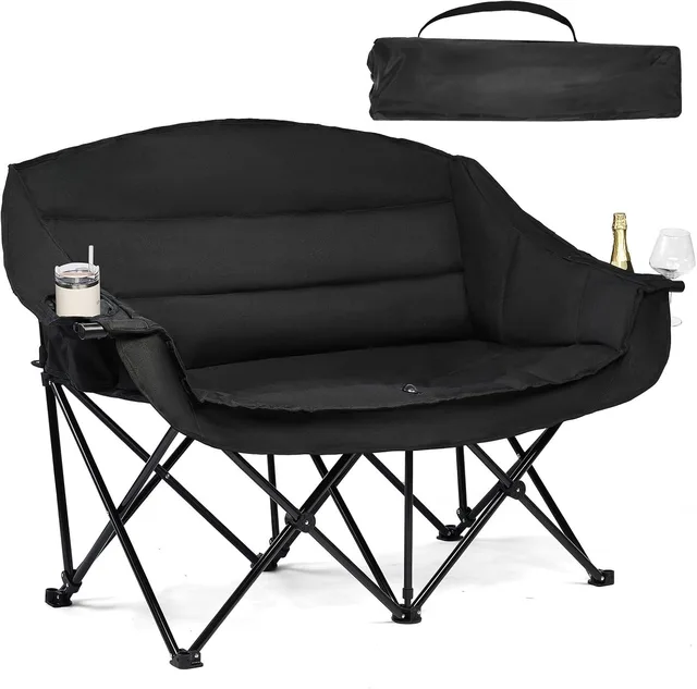 Camp Chair 500lbs 2 pack portable