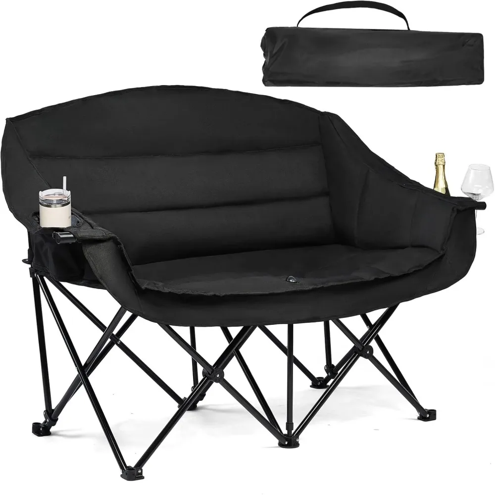 Camp Chair 500lbs 2 pack portable