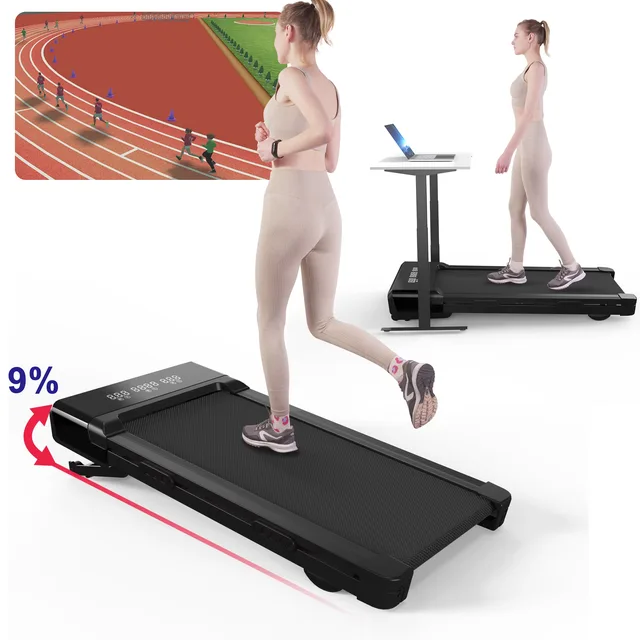 Walking Treadmill 300lbs black 2 inch