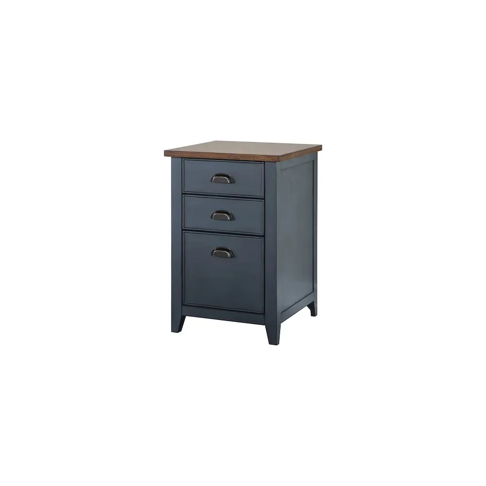 File Cabinet blue 30" 21"