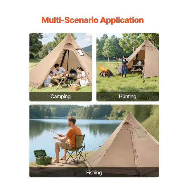 Hot Tent 4 person portable waterproof