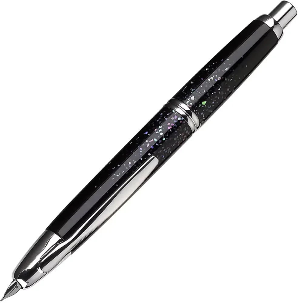 Fountain Pen 5.6 inches silver blue