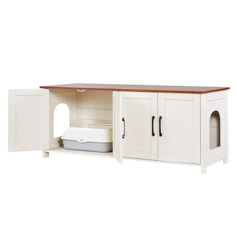 Cat Litter 47.2 in brown white