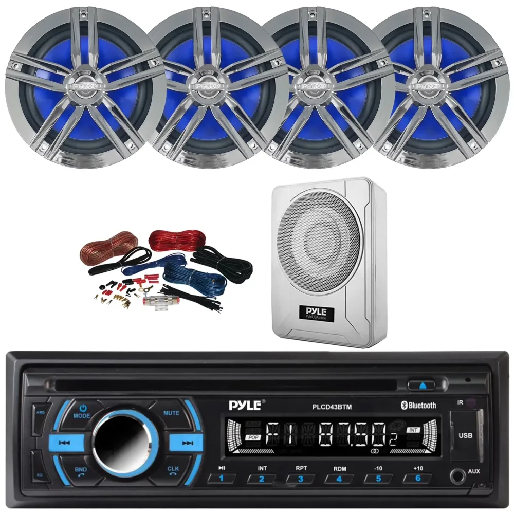 Stereo Receiver 6.5" 180w 600w