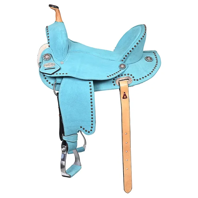 Leather Saddle 14" 8 inch 5 inch