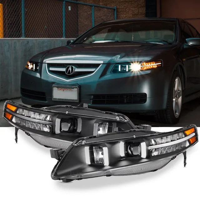 Projector Headlights led black