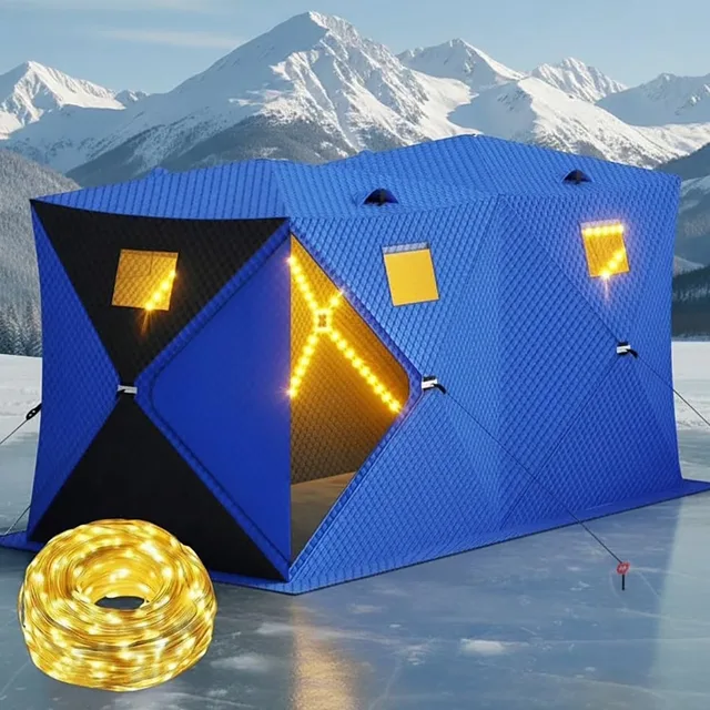 Shelter 6-8 person led windproof