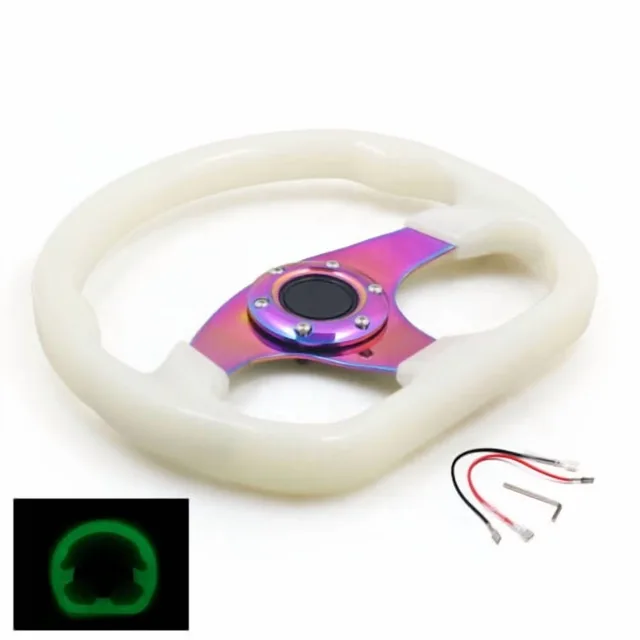 Racing Steering 320mm 12.5inch white