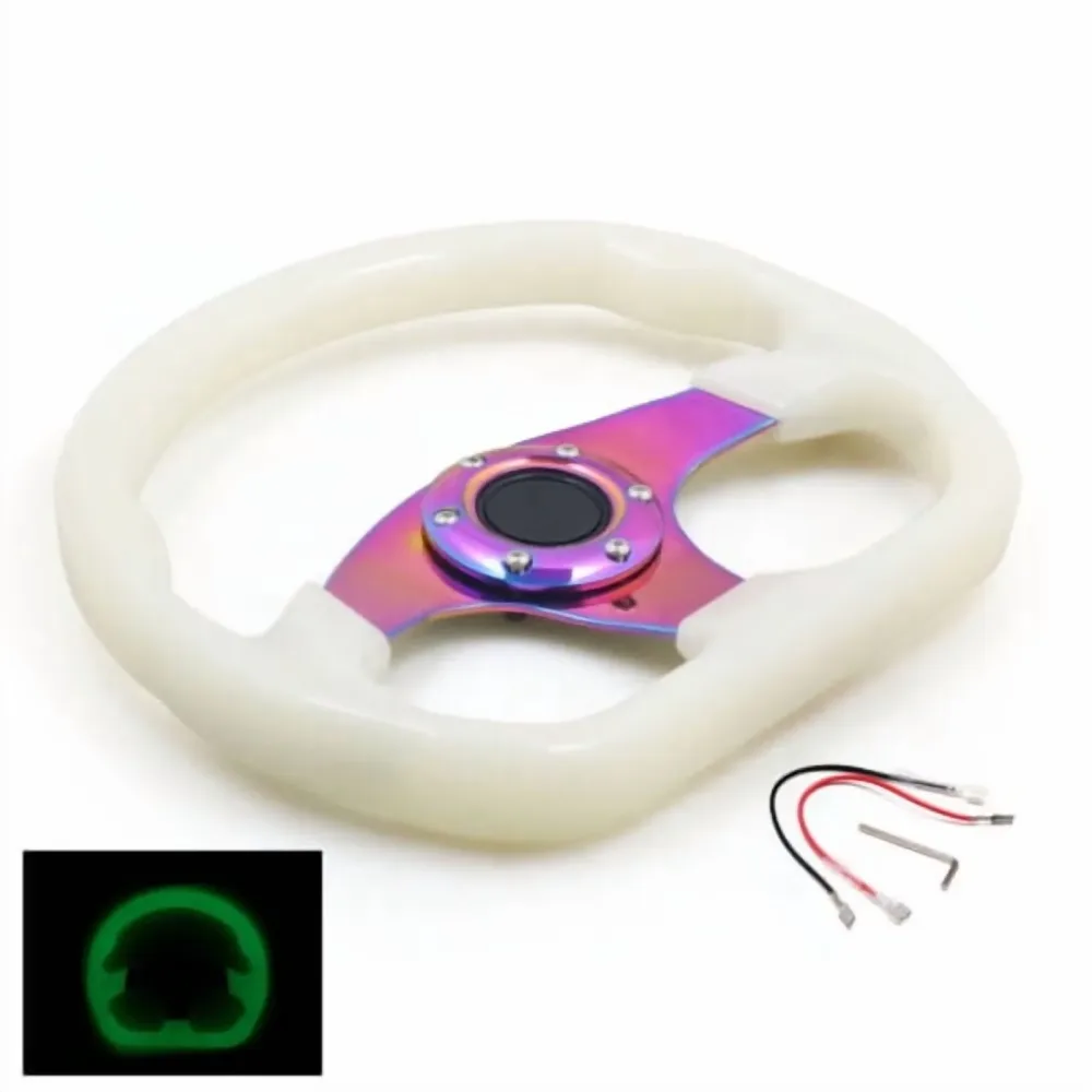 Racing Steering 320mm 12.5inch white