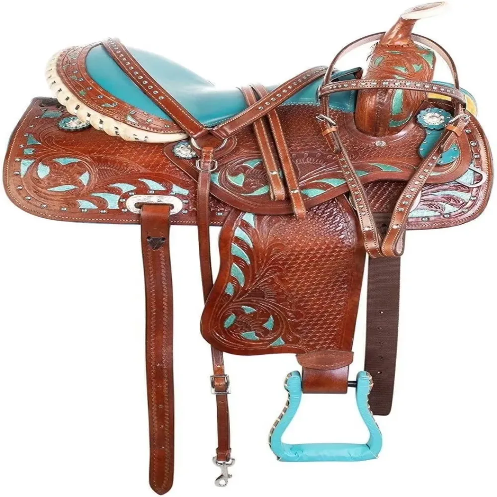 Saddle 12" 10" brown