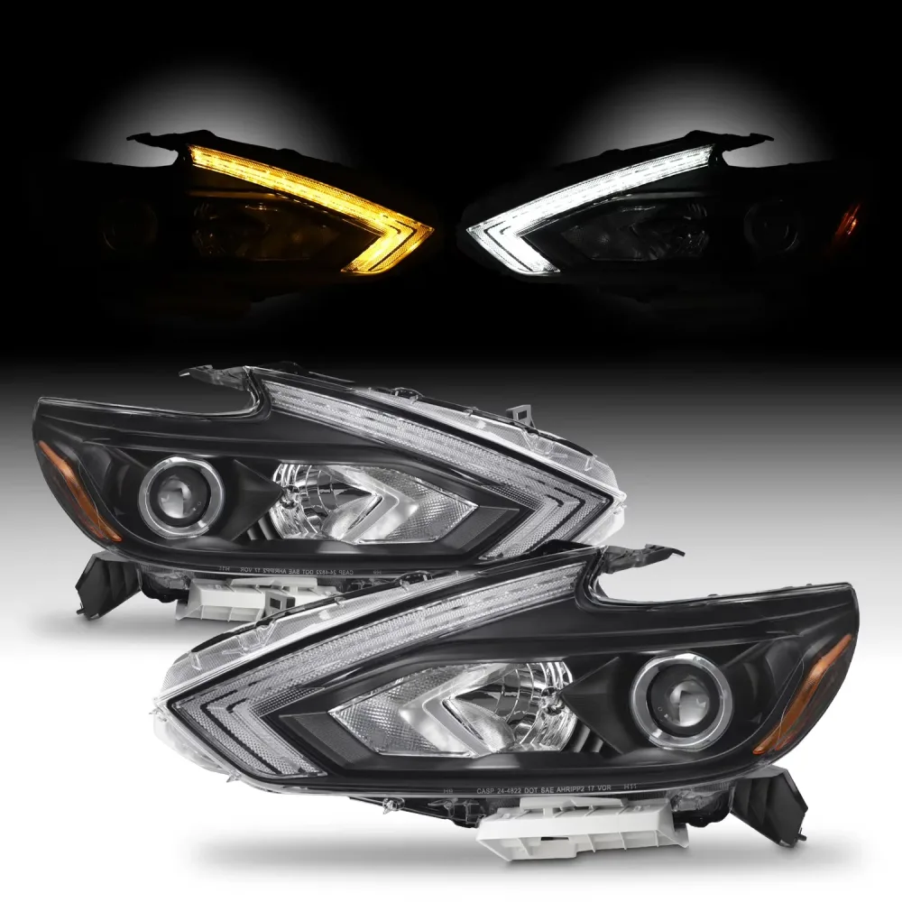 Projector Headlights led black