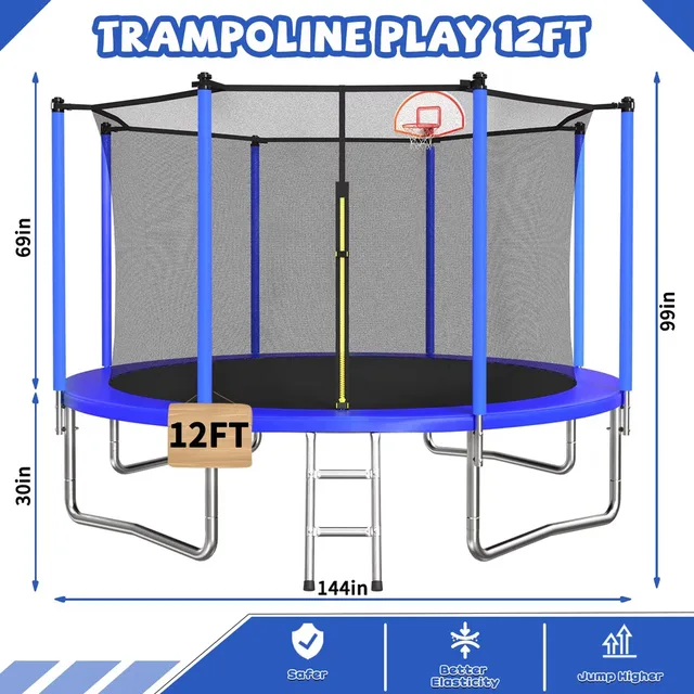 Backyard Play 12ft 4 w 120 lb