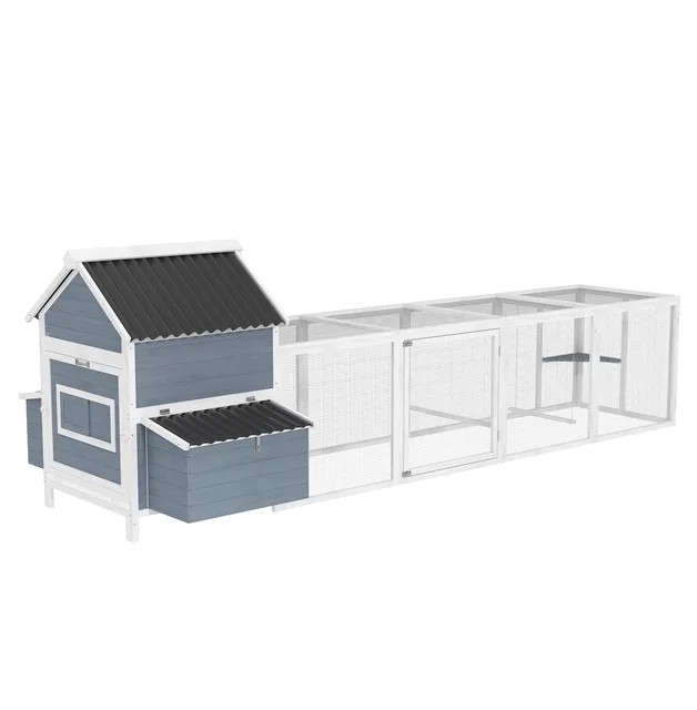 Chicken Coop 156" waterproof gray